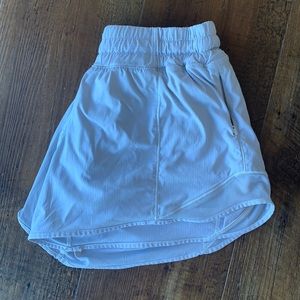 White LULULEMON shorts